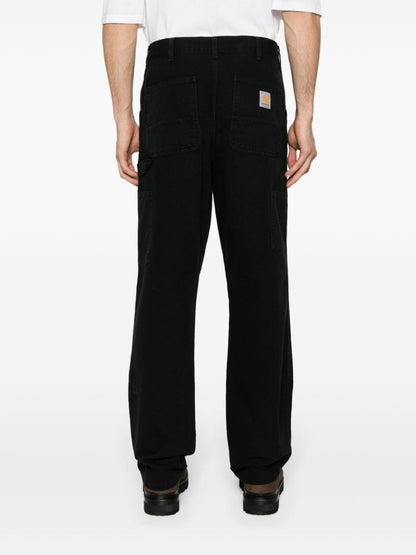 Double knee organic cotton trousers