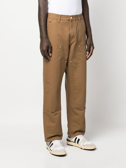 Double knee organic cotton trousers