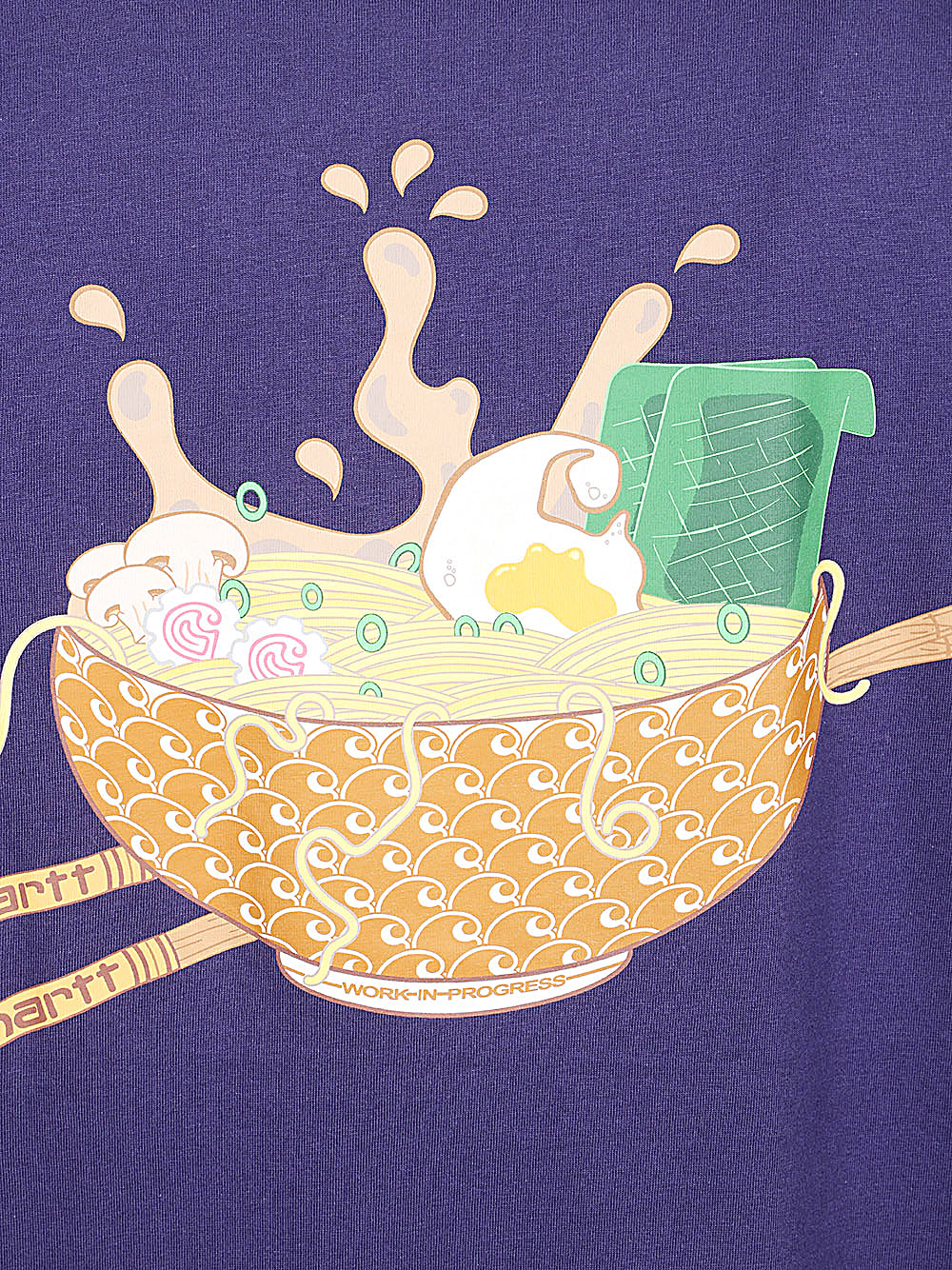 S/s noodle soup organic cotton t-shirt