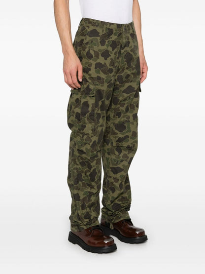 Duck cargo cotton trousers