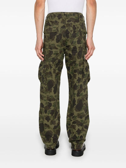 Duck cargo cotton trousers