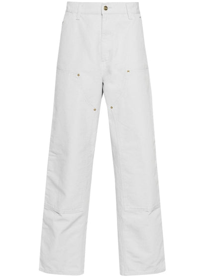 Double knee organic cotton pants