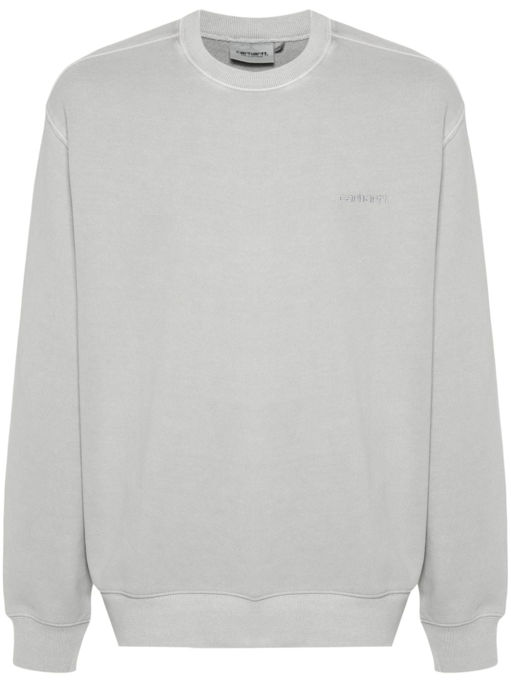 Duster script cotton sweatshirt