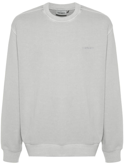 Duster script cotton sweatshirt