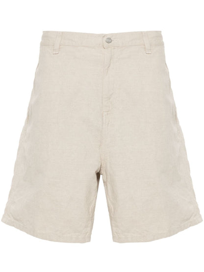 Cotton blend shorts