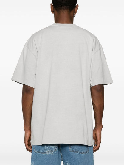 Duster script cotton t-shirt