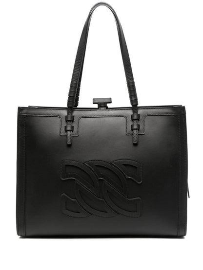 Love leather tote bag