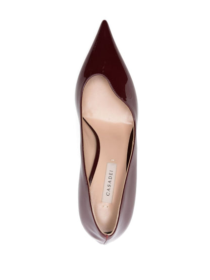 Patent leather pumps