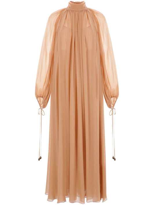 Silk long dress