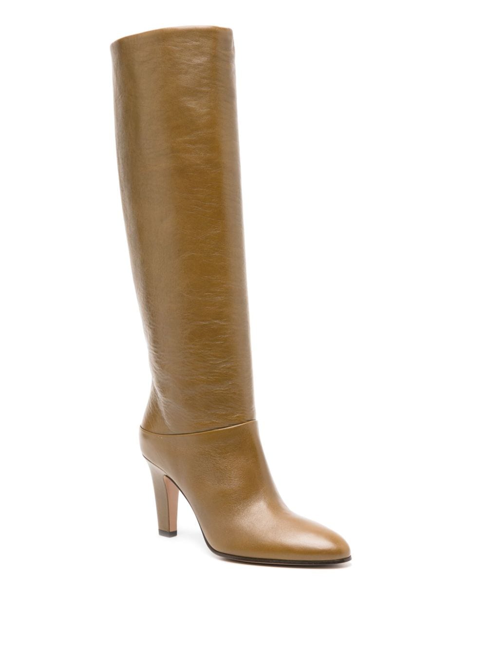 Eve leather heel boots