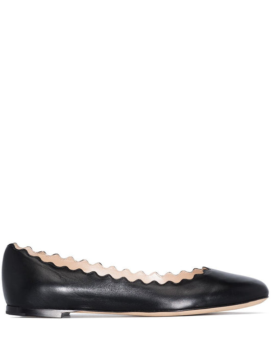 Lauren leather ballet flats