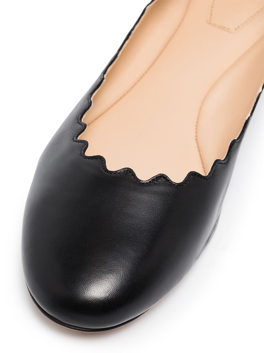 Lauren leather ballet flats