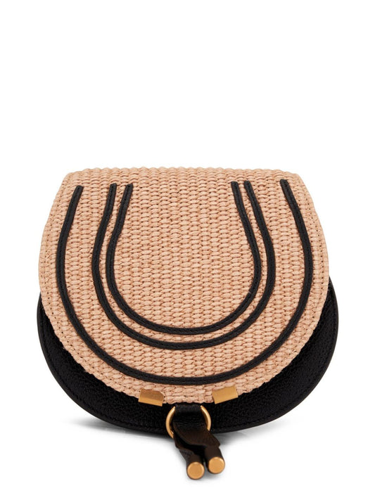 Marcie raffia crossbody bag