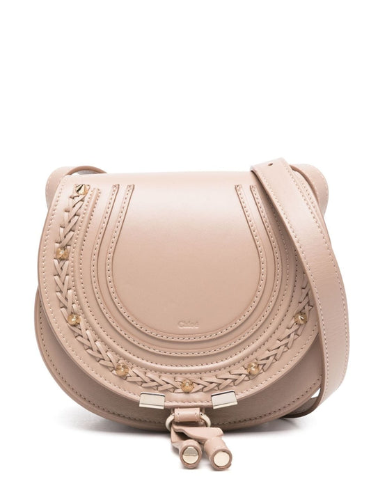 Marcie small saddle bag with studs