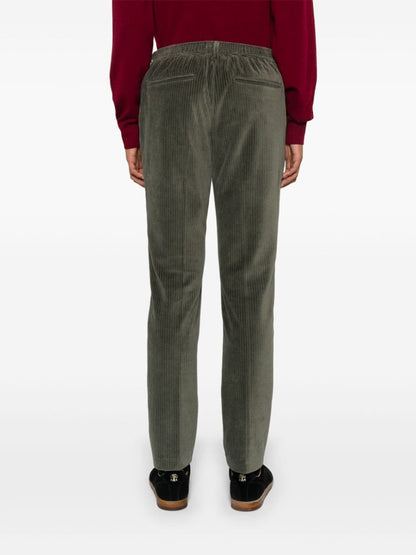 Corduroy drawstring trousers