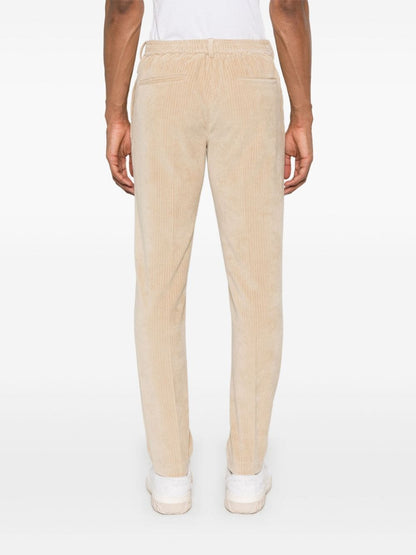 Corduroy drawstring trousers