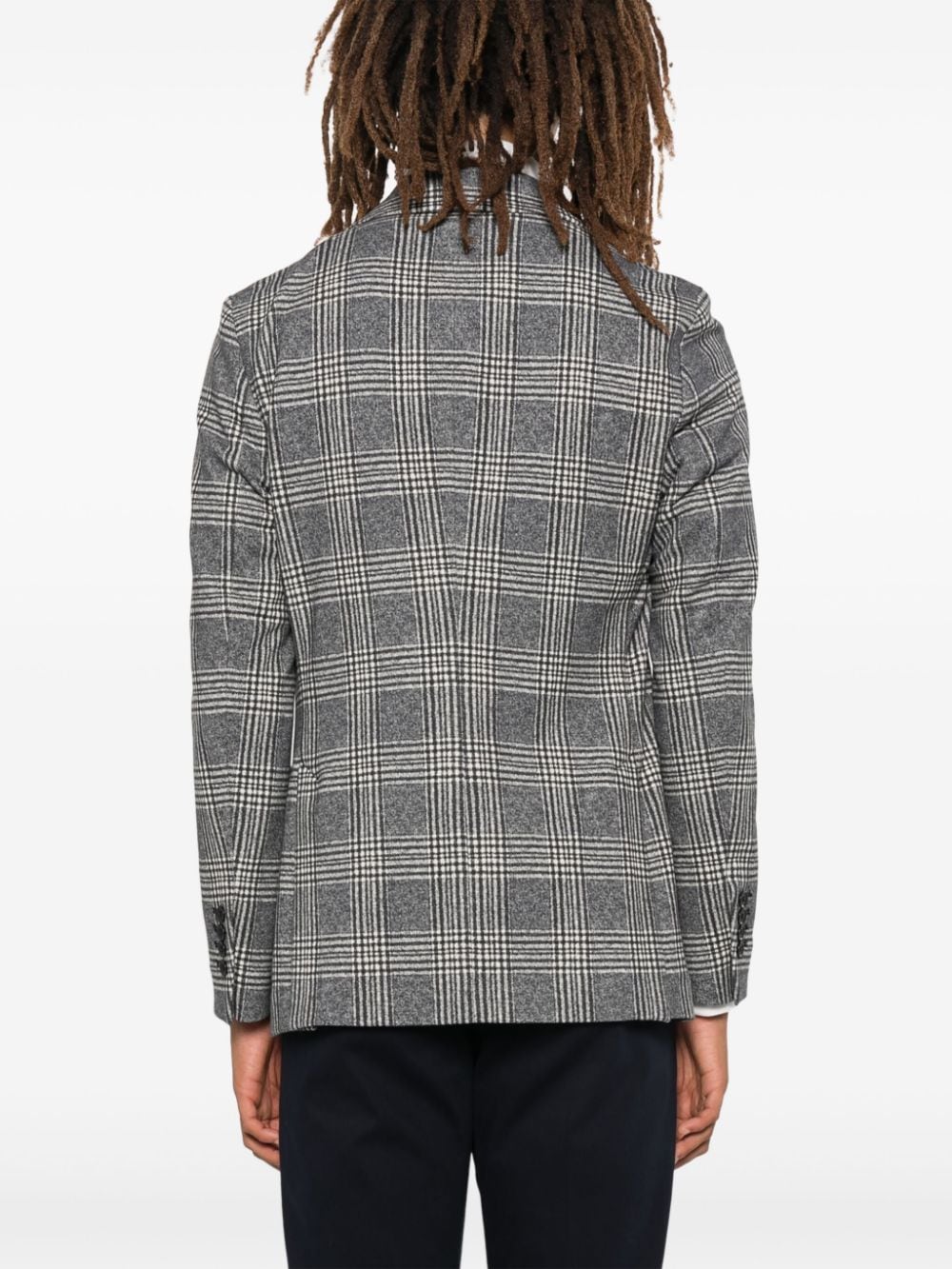 Cotton single-breasted jacket