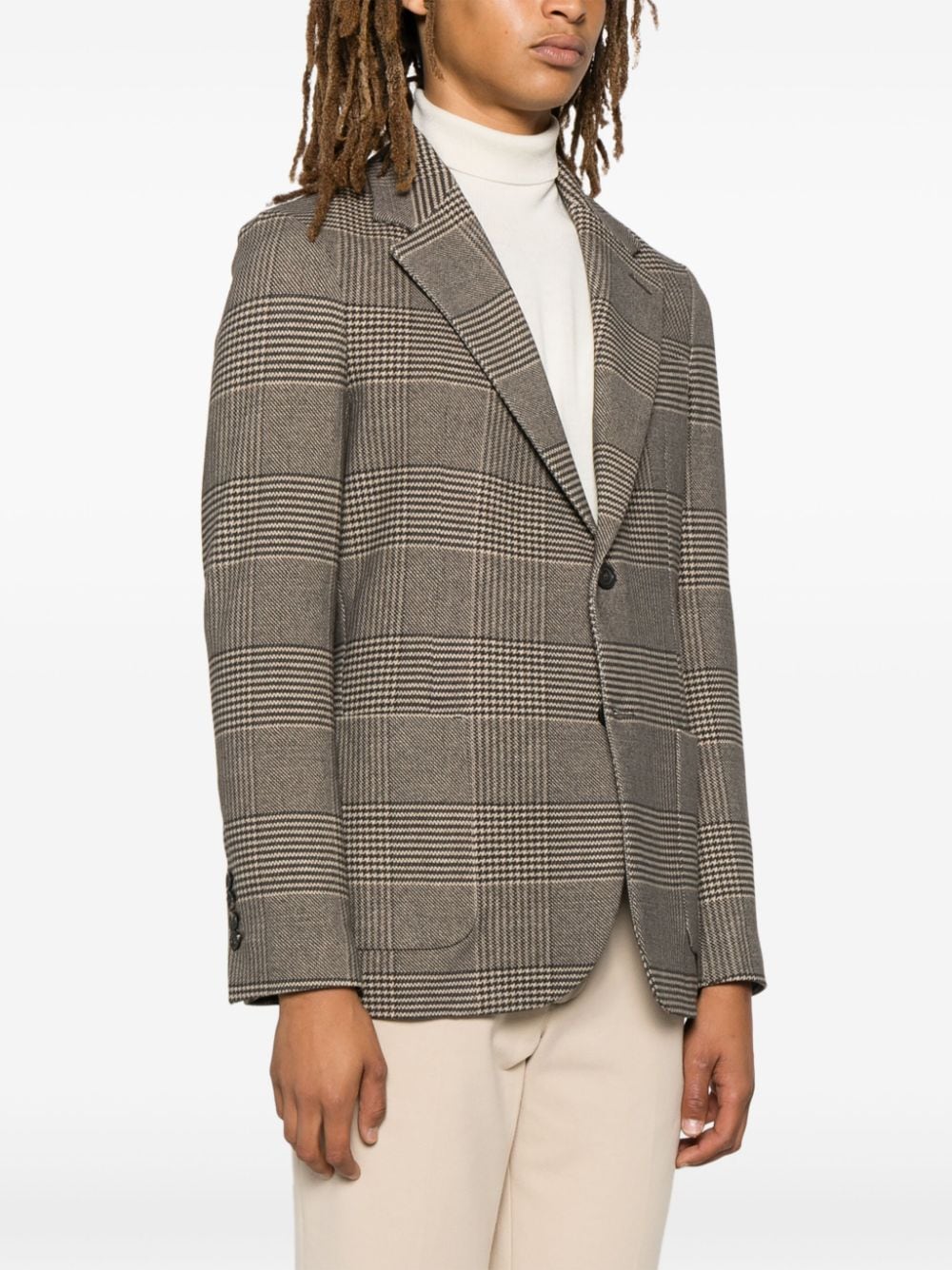 Cotton single-breasted jacket