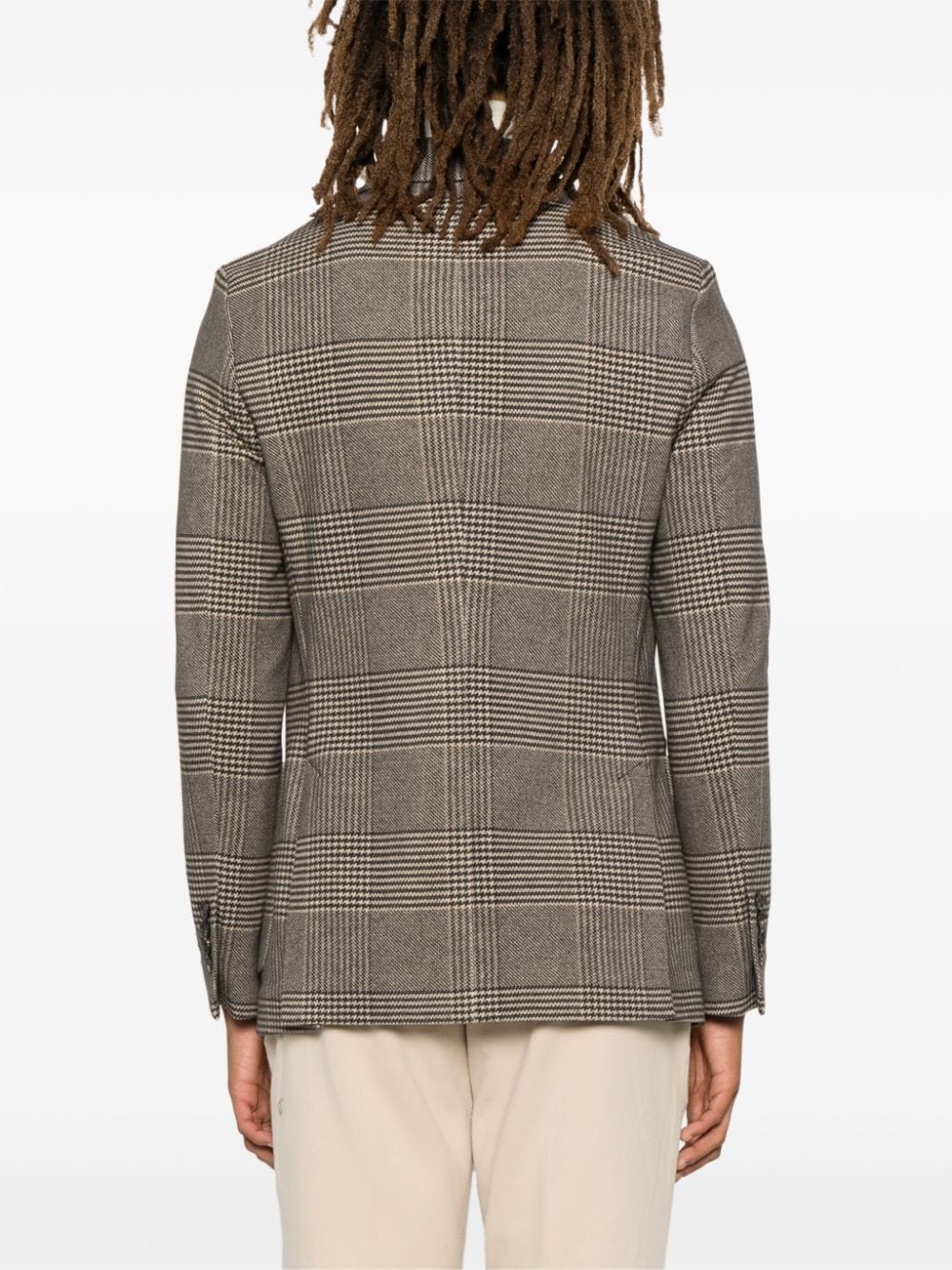 Cotton single-breasted jacket