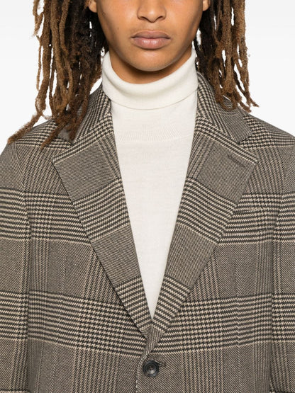 Cotton single-breasted jacket