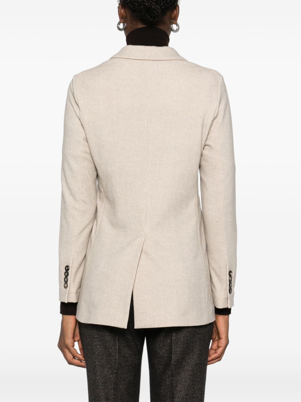 Cotton double-breasted jacket