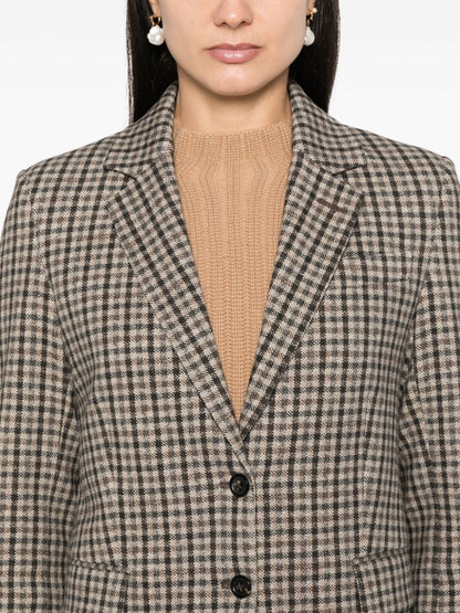 Cotton single-breasted jacket