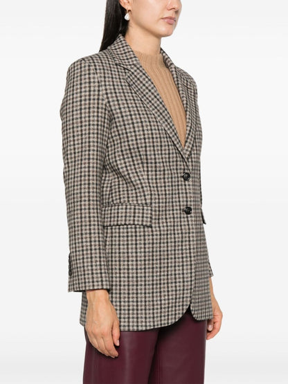 Cotton single-breasted jacket