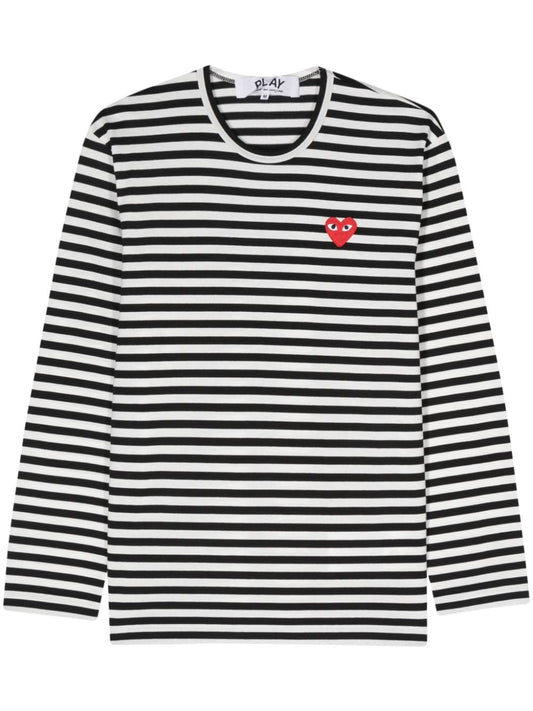 Striped cotton t-shirt