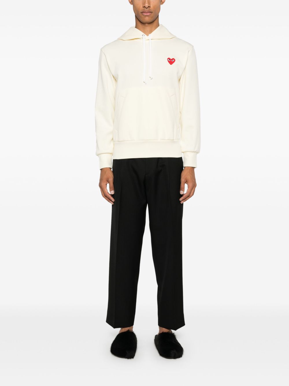 Logo cotton hoodie