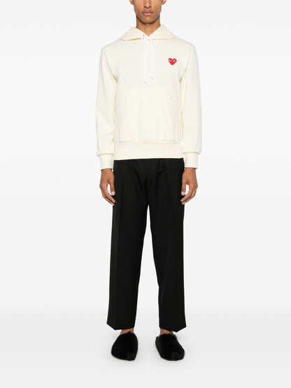 Logo cotton hoodie