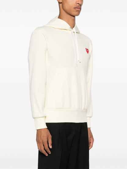 Logo cotton hoodie