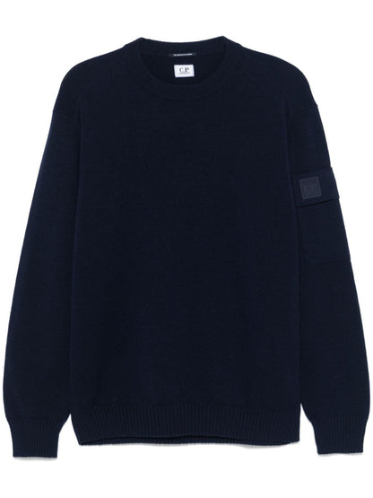 Wool crewneck sweater