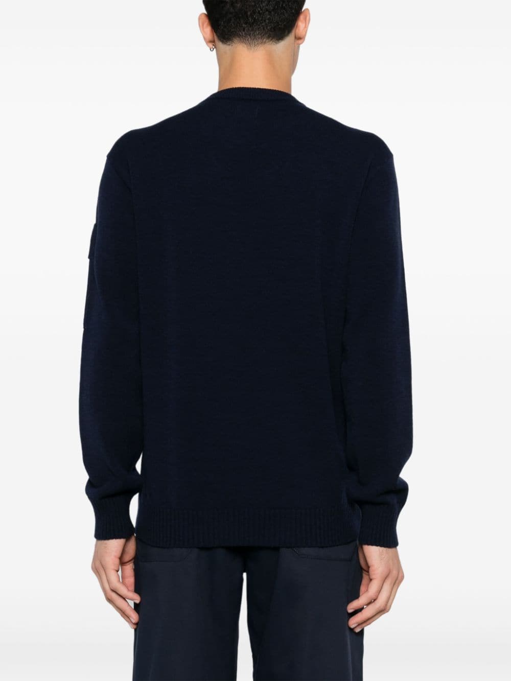 Wool crewneck sweater