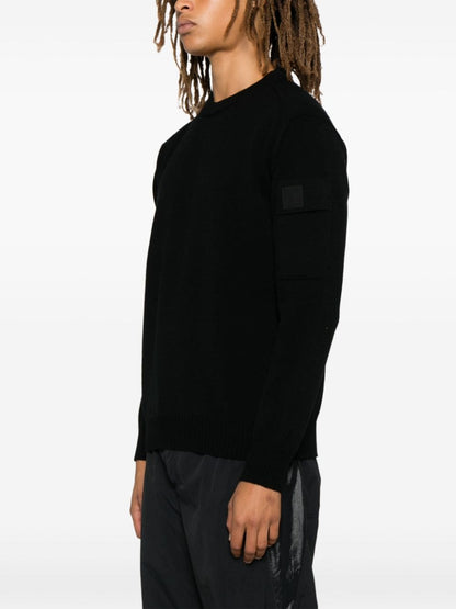 Wool crewneck sweater