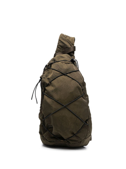 Nylon crossbody rucksack