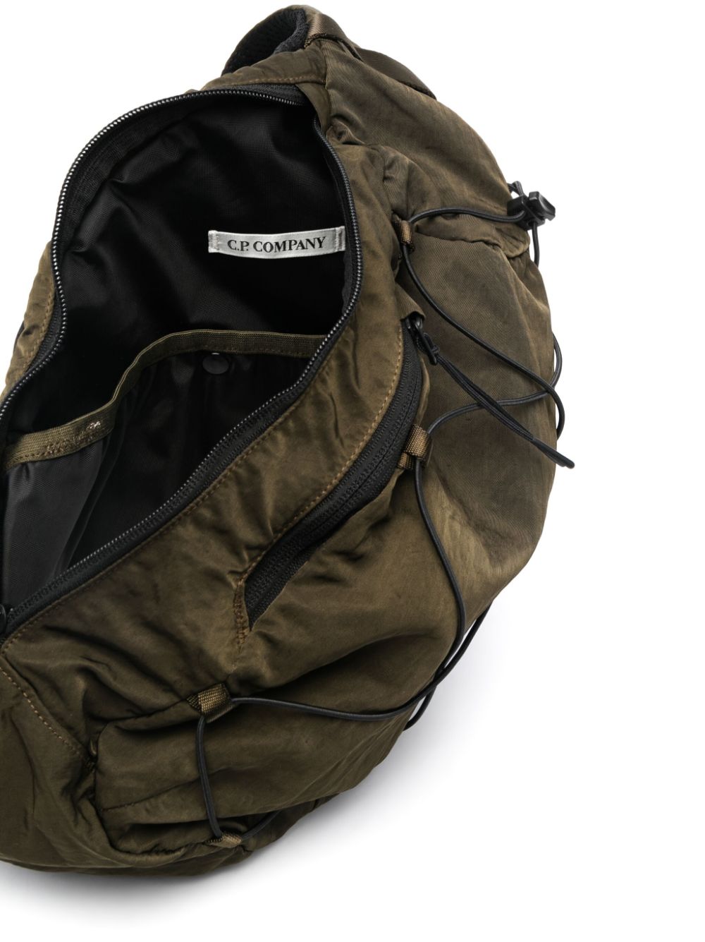 Nylon crossbody rucksack