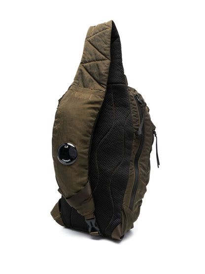 Nylon crossbody rucksack