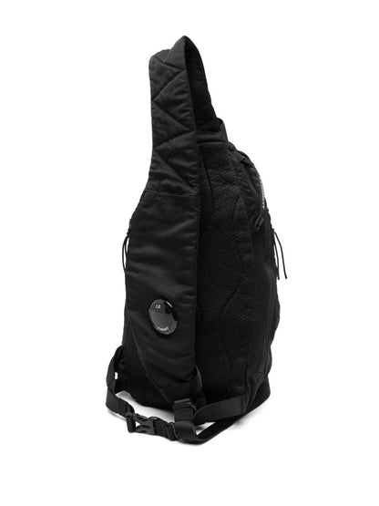 Nylon crossbody rucksack