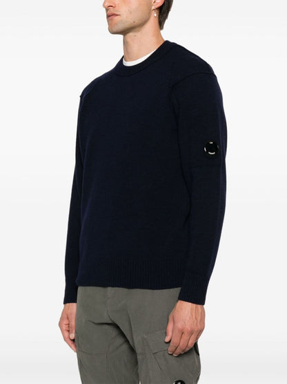 Wool crewneck sweater