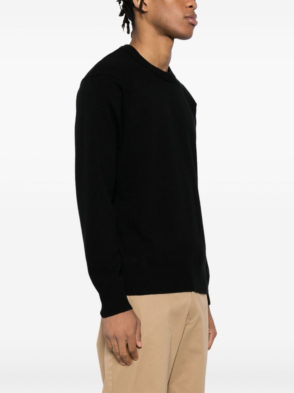 Wool crewneck sweater