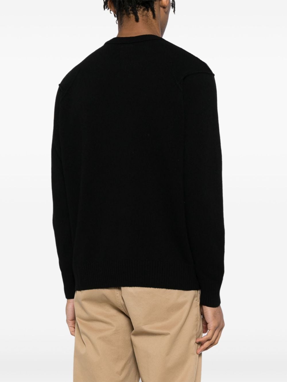 Wool crewneck sweater