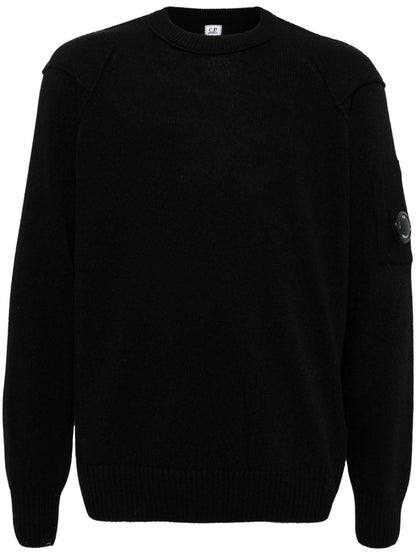 Wool crewneck sweater