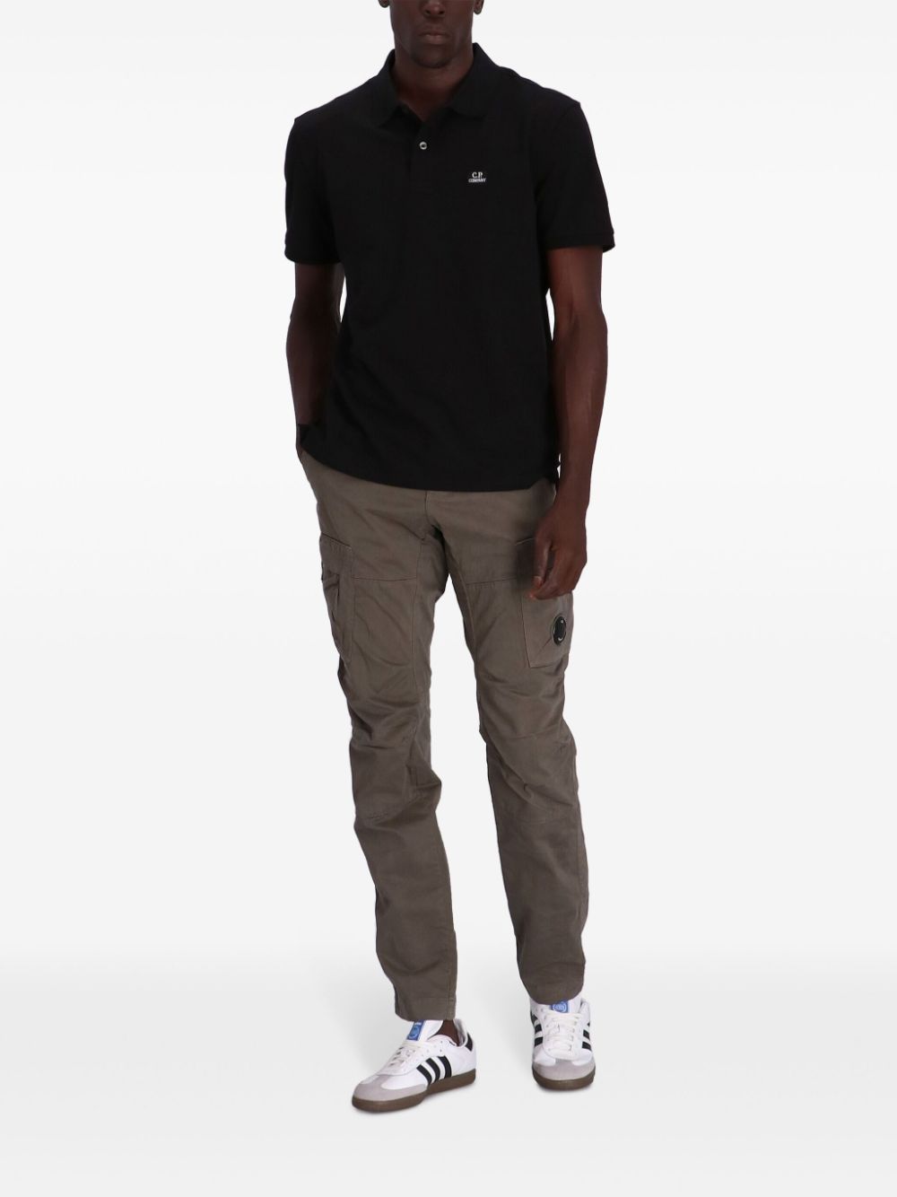 Logo cotton polo shirt