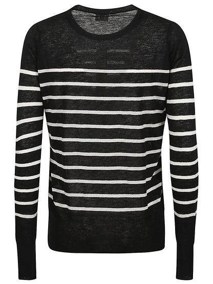 Wool striped sweater