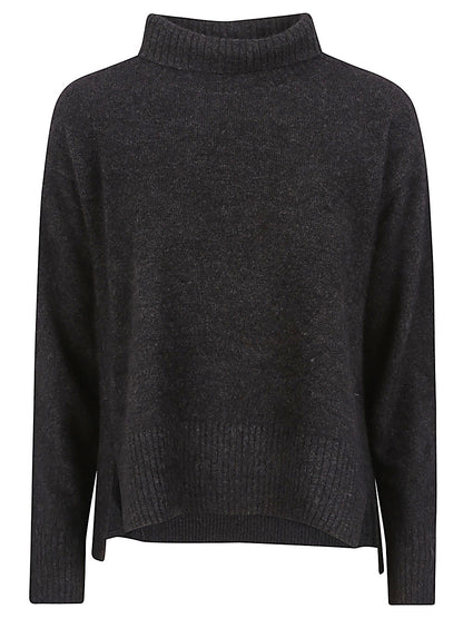 Wool high-neck sweater