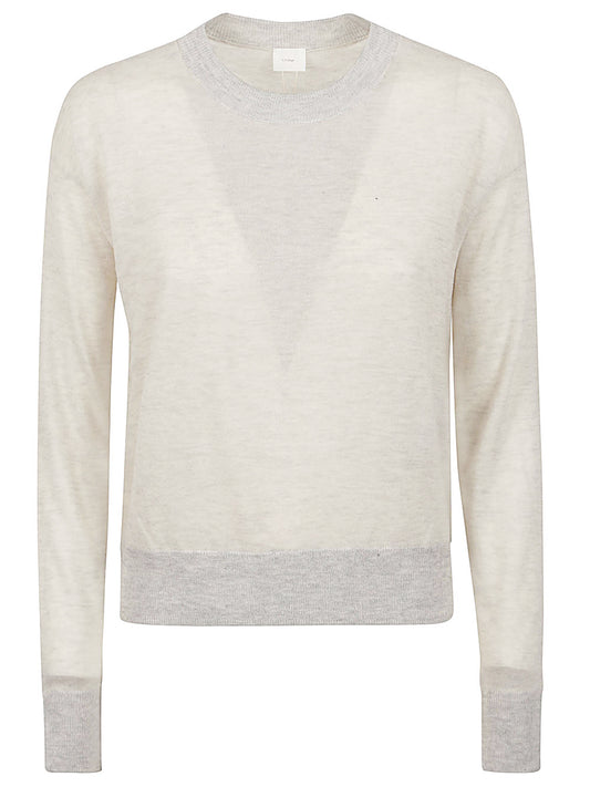 Cashmere crewneck sweater