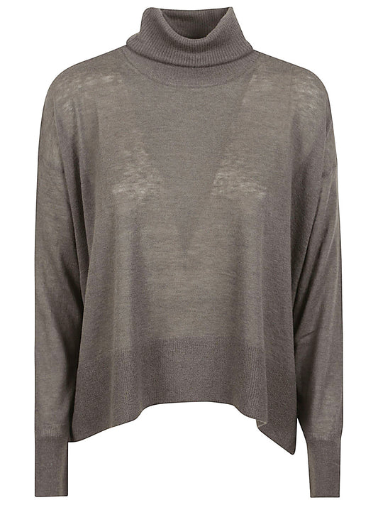 Cashmere high-neck sweater