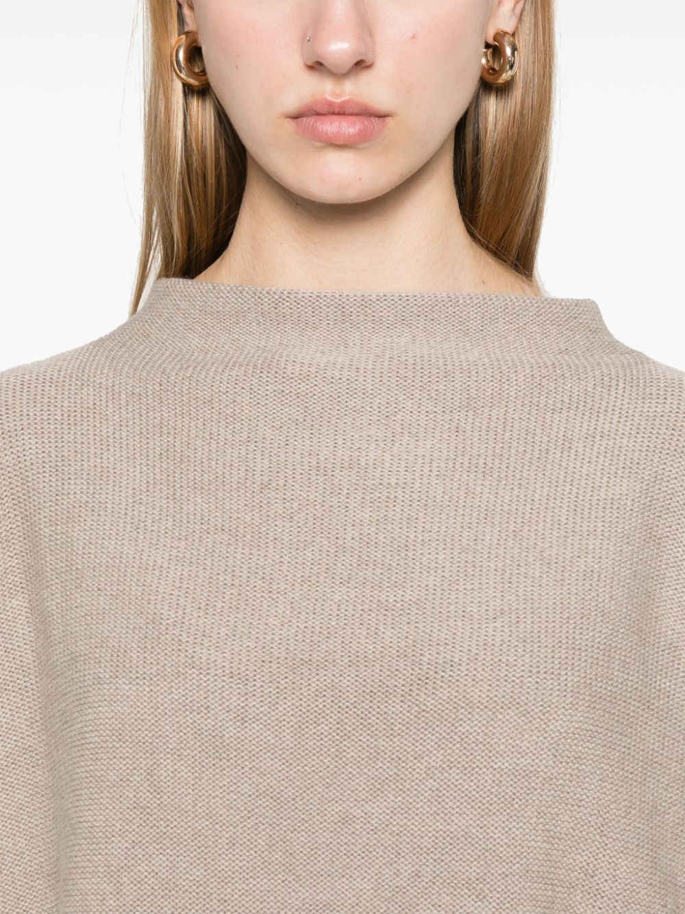 Wool turtle-neck sweater