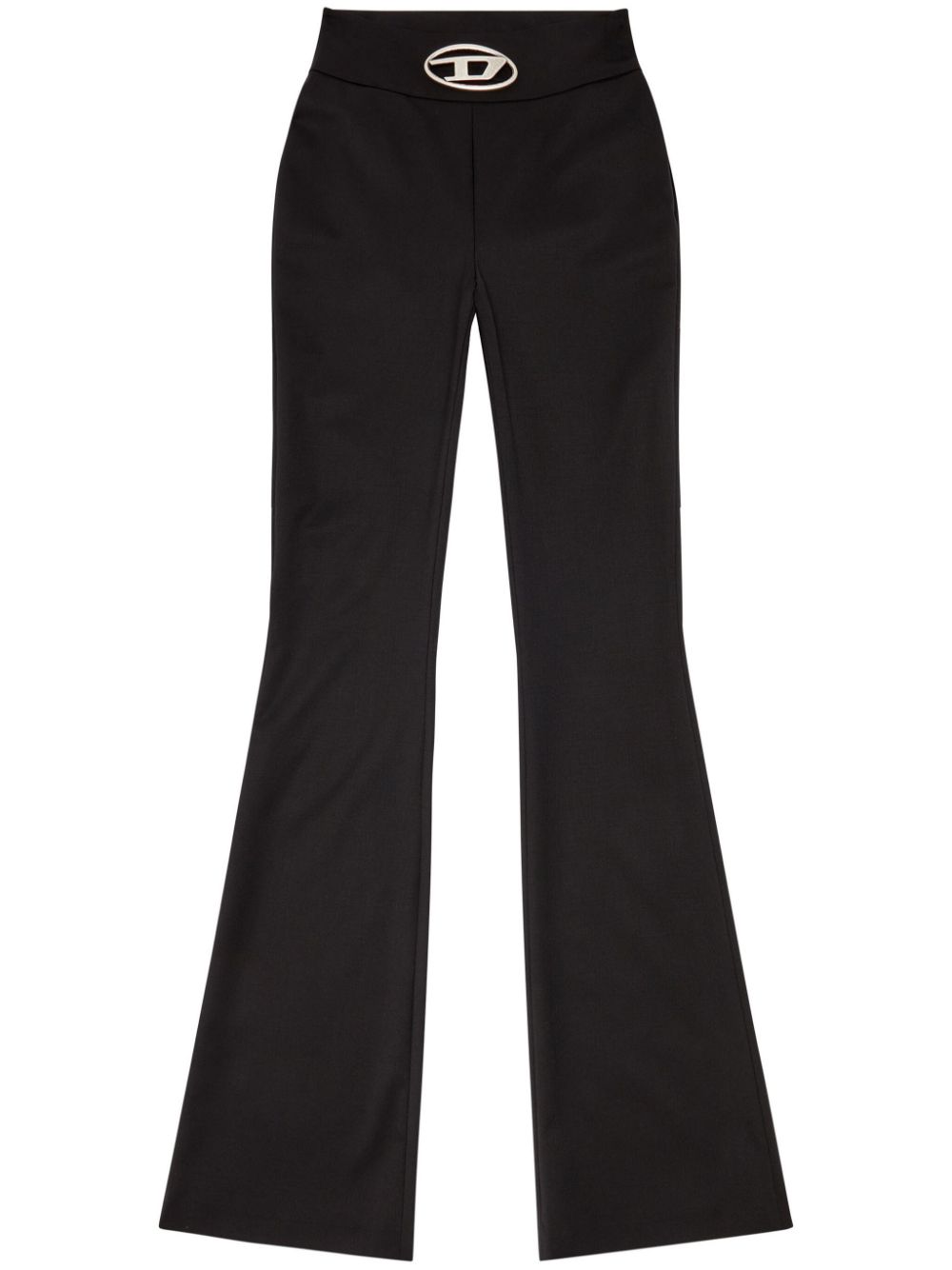 Wool blend trousers