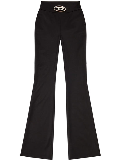 Wool blend trousers